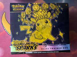 Surging Sparks Pokemon Center Exclusive Elite Trainer Box (Sealed) - Image 5