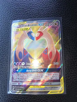 Pokemon TCG Latias & Latios GX Alt Art Full Art 2019 170/181 Team Up English - Image 1