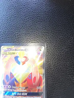 Pokemon TCG Latias & Latios GX Alt Art Full Art 2019 170/181 Team Up English - Image 3