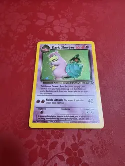 Pokemon Dark Slowbro TCG Holo Rare Card 12/82 Unlimited Vintage - Image 1