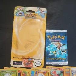 Pokemon 1999 Base Set EMPTY Opened Unlimited Booster Blister Pack Blastoise WOTC - Image 2