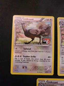 Pokemon Unfezant x2 82/98 Promo Reverse Holo Foil NM Tcg Evolution See Pics - Image 2