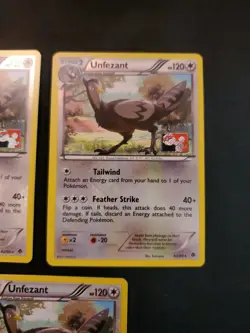 Pokemon Unfezant x2 82/98 Promo Reverse Holo Foil NM Tcg Evolution See Pics - Image 3