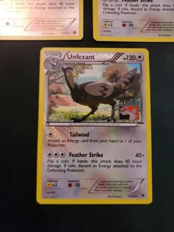 Pokemon Unfezant x2 82/98 Promo Reverse Holo Foil NM Tcg Evolution See Pics - Image 4