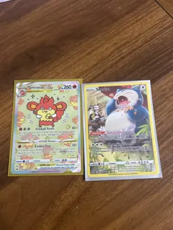 pokemon cards - snorlax and simisear vstar - Image 1