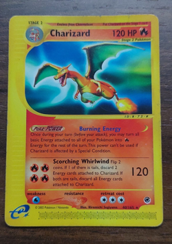 Charizard 40/165 (Expedition) Vintage Pokemon Card HP - Image 1