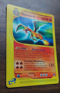 Charizard 40/165 (Expedition) Vintage Pokemon Card HP - Image 3