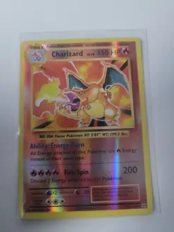 2016 Pokemon XY Evolutions Charizard Reverse Holo Foil 11/108 Near Mint - Image 1