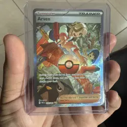 Pokemon Arven Full Art Trainer Holo Special Illustration Rare SV: Paldean Fates… - Image 1