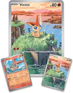 Pokemon TCG Black Bolt White Flare Victini Illustration Collection Box - Image 3
