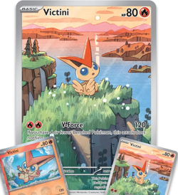 Pokemon TCG Black Bolt White Flare Victini Illustration Collection Box - Image 5