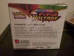 Pokemon TCG: Sword & Shield Vivid Voltage Booster Box Factory Sealed - Image 3