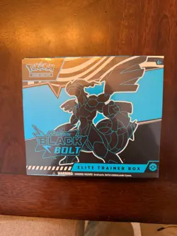 Pokemon Scarlet and Violet Black Bolt Elite Trainer Box ETB SEALED - Image 1