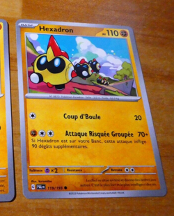 POKEMON EVOLUTIONS A PALDEA CARD CARTE HEXADRON 119/193 PAL FR NM - Image 1
