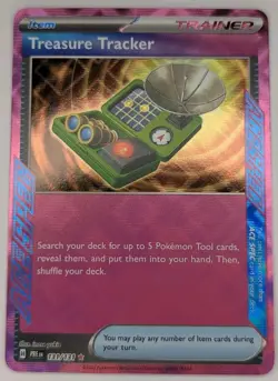 Treasure Tracker 131/131 Pokemon TCG S&V Prismatic Evolutions Ace Spec Rare NM - Image 1