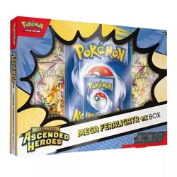 Pokemon TCG Mega Evolution Ascended Heroes Mega Feraligatr EX Box - PRESALE - Image 1