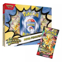 Pokemon TCG Mega Evolution Ascended Heroes Mega Feraligatr EX Box - PRESALE - Image 3