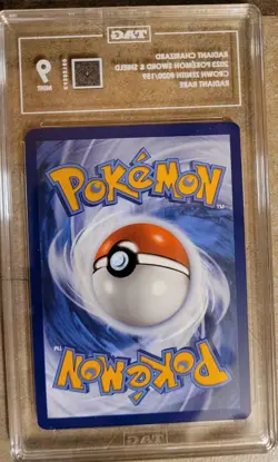 TAG 9 Radiant Charizard 020/159 Pokemon TCG Crown Zenith Radiant Rare #020 Mint - Image 3