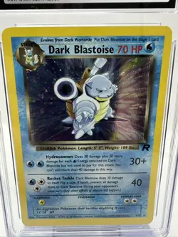 Pokemon Team Rocket Dark Blastoise Holo #3/82 CGC 6.5 EX/NM+ - Image 3