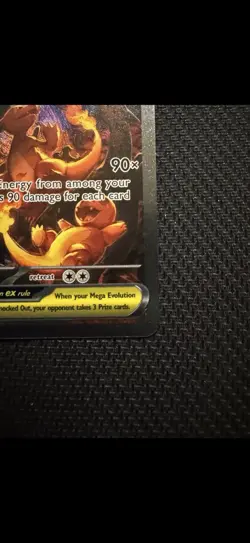 Mega Charizard X EX SIR 125/094 Phantasmal Flames English Pokemon TCG - Image 5