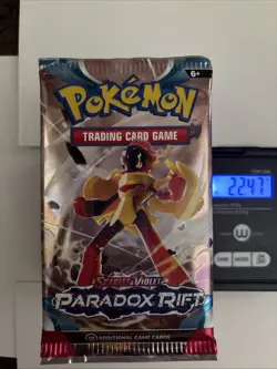 22.47/48g Pokemon TCG: Scarlet and Violet Paradox Rift x1 Booster Pack Sealed - Image 4