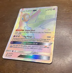 MINT🔥💯Latios GX Full Art Holo Secret Rare 243/236 SM-UNIFIED MINDS Pokemon TCG - Image 3