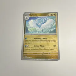 Pokemon Altaria Sv08 Surging Sparks Uncommon Reverse Holo 134/191 120 HP Cotton… - Image 1