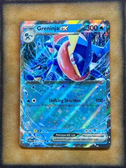 Pokemon Greninja ex 041/142 Stellar Crown Double Rare Holo NM - Image 1