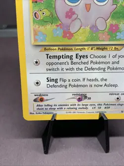 Pokemon TCG Jigglypuff 8/18 Southern Islands Non Holo VTG 2001 WOTC - Image 5