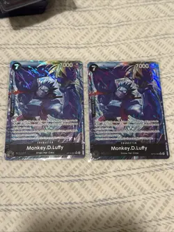 One Piece CCG Monkey.D.Luffy OP15-092 R - NM. Pair Of 2 - Image 1