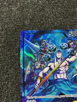 Enel OP15-058 Alt Art Leader Special Holo One Piece Card Sky Island NM - Image 4