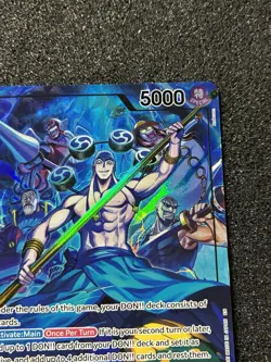 Enel OP15-058 Alt Art Leader Special Holo One Piece Card Sky Island NM - Image 5