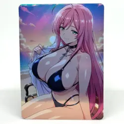 Rosario + Vampire Moka Akashiya Goddess Anime Waifu ACG Foil Card - Image 1