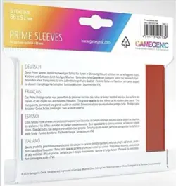 Gamegenic Red Matte Premium Card Sleeves Standard Size 100ct 66x91mm - Image 2