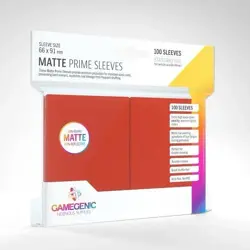 Gamegenic Red Matte Premium Card Sleeves Standard Size 100ct 66x91mm - Image 5