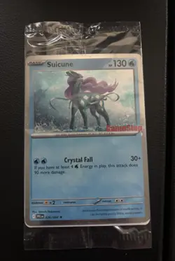 Pokemon Suicune Gamestop Exclusive Stamped Promo Card Sealed NM 026/094 - Image 1