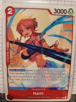 5 Card Nami LOT ONE PIECE TCG/CCG NM HOLO RARE COLLECTION FREE SHIPPING - Image 4