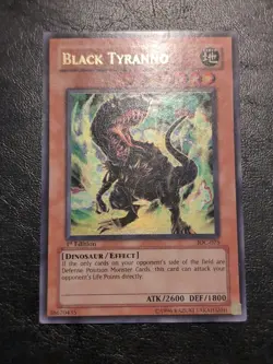 Yu-Gi-Oh! ULTRA RARE CARD BLACK TYRANNO IOC-075 1ST VLP - Image 1