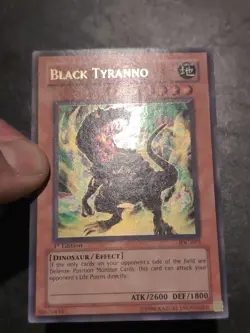 Yu-Gi-Oh! ULTRA RARE CARD BLACK TYRANNO IOC-075 1ST VLP - Image 2
