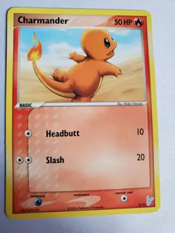 Charmander 2/12 Trainer Kit Pokemon Card Promo NM/EXC Condition - Image 2