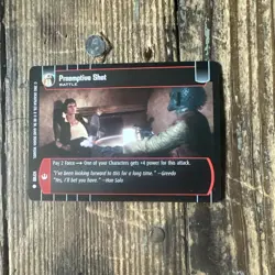 Star Wars TCG Preemptive Shot Battle Card 147/180 - Image 1