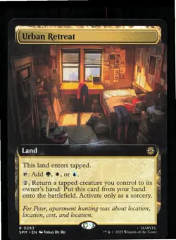 Urban Retreat (Extended Art) 283 Marvel's Spider-Man Magic: The Gathering NM - Image 1