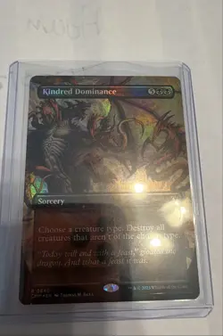 Kindred Dominance (Borderless) Commander Masters Foil - Image 1