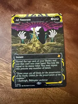 Ad Nauseam - Near Mint MTG Secrets of Strixhaven: Mystical Archive - Image 1
