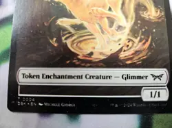 Mtg Misprint Tokens Beast, Glimmer, Spirit. Dark Printings. Look At Bottom - Image 5
