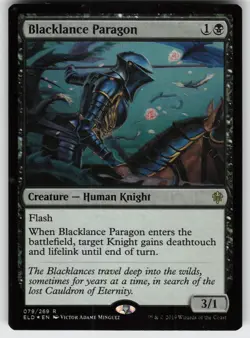 Blacklance Paragon Foil R Throne of Eldraine 79 MTG - Image 1