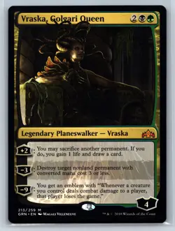 VRASKA, GOLGARI QUEEN 213 MYTHIC GUILDS OF RAVNICA MAGIC: THE GATHERING NM - Image 1