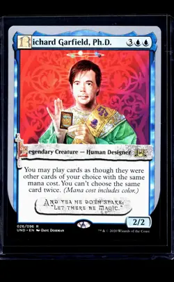 2020 MTG Magic The Gathering UND Unsanctioned #26 Richard Garfield PhD - Image 1