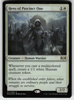 Hero of Precinct One Foil R Ravnica Allegiance 11 MTG - Image 1