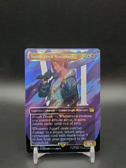 Squall, SeeD Mercenary Surge FOIL Borderless Final Fantasy NM MTG - Image 1